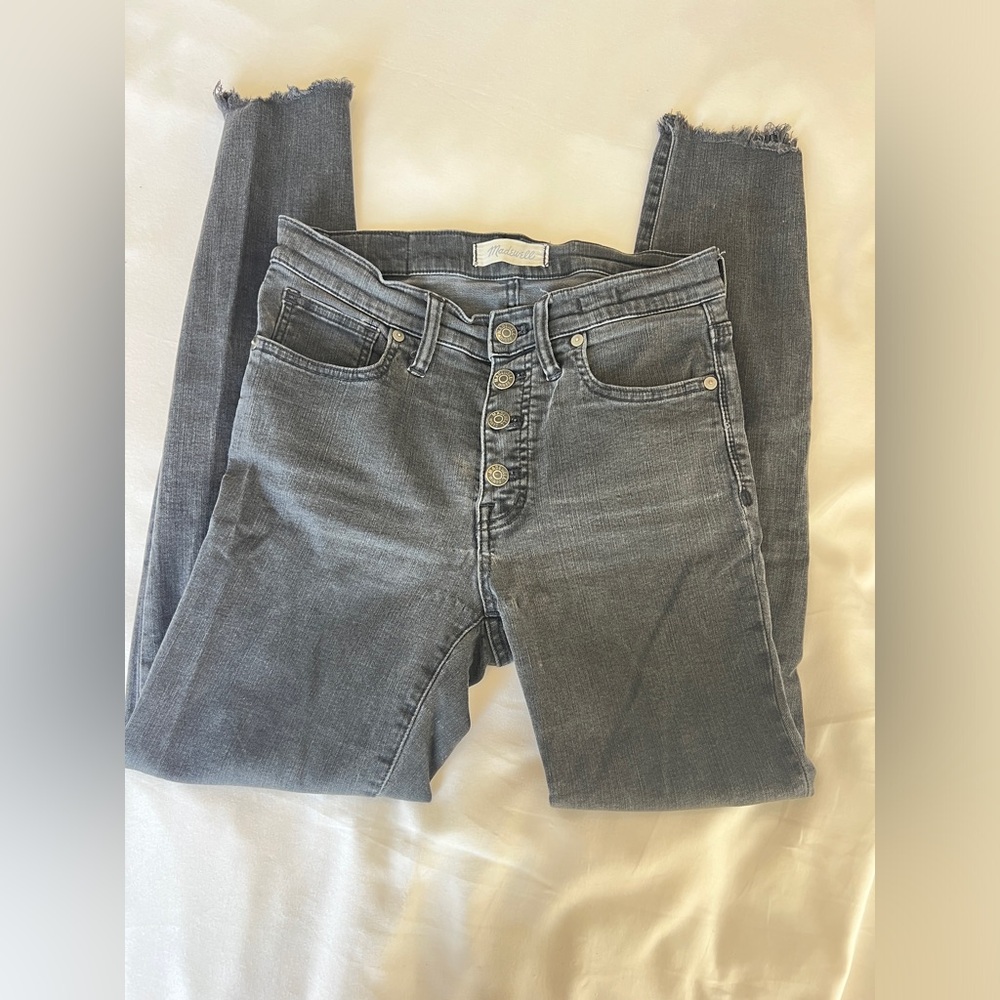 Madewell 9” high rise skinny jeans